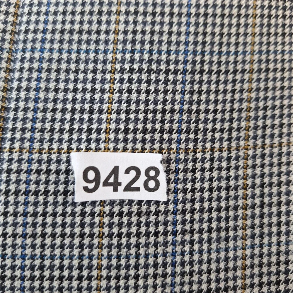 Brooks Brothers Sport Coat Mens 44 Regular Gray Wool Check Single Vent 2 Btn